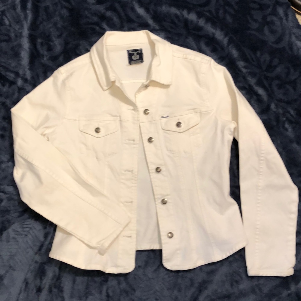 White Denim Faconnable Jacket